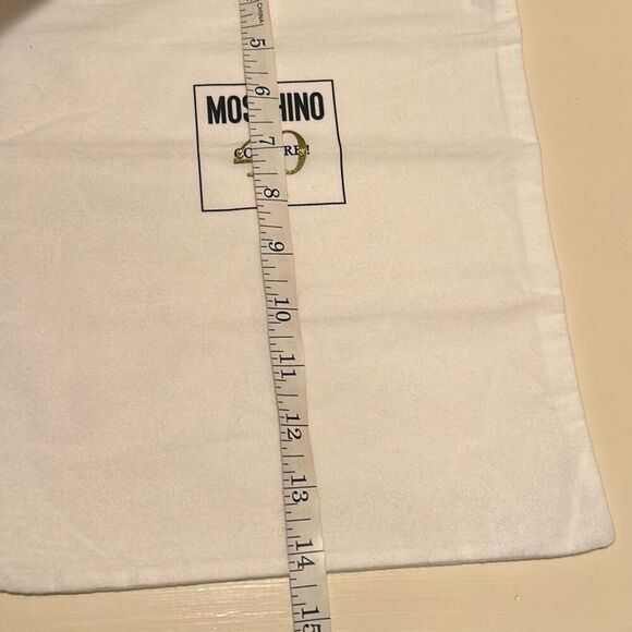 Moschino Couture 40 Dust Cover White Drawstring Top Bag Luxury Storage Travel - Picture 4 of 6